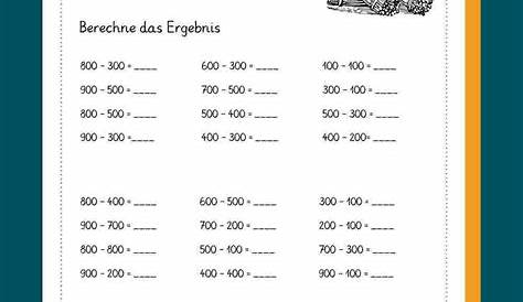 Zahlenraum 1000 Archive - Mathe üben für die Grundschule