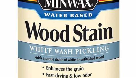 Minwax 1 qt. White Wash Pickling Water Based Stain61860 The Home Depot