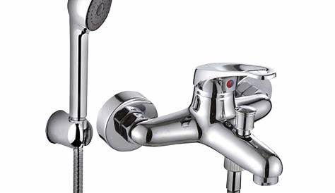 Mitigeur Baignoire Avec Douchette Bain Douche Pao Chrome Et Flexible Treemme