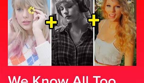 Mixture Of 3 Taylor Swift Albums Quiz Which Album Are You? Album