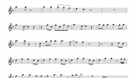 You're (from Moana) sheet music for flute solo (PDF)