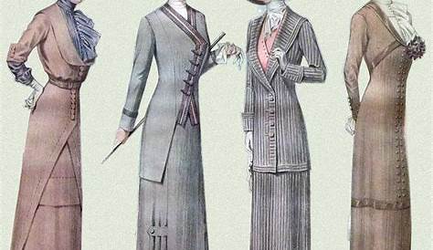 August 1915 Fashion | by christine592 1900s Fashion, Edwardian Fashion
