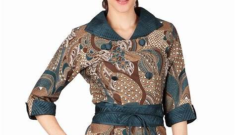 √ 30+ Model Baju Batik Kantor Wanita (KOMBINASI & ELEGAN)