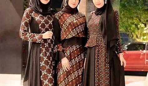 Model Baju Batik Dress Modern - Baju gamis Busana Muslim