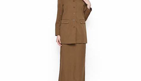 Model Baju Safari Lengan Panjang - 25+ Model Baju Batik Kantor Wanita