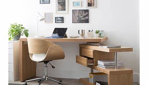 Table de bureau simple en bois, H76 x L120 x P60 cm