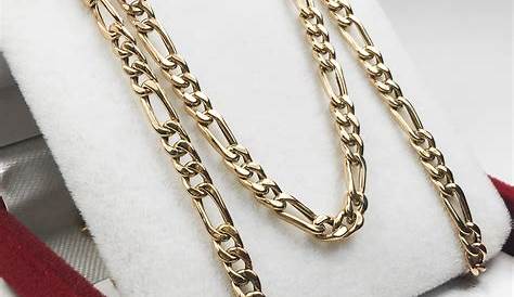 cadena de oro para los hombres grabado ‘18K’ moderno joyería de moda
