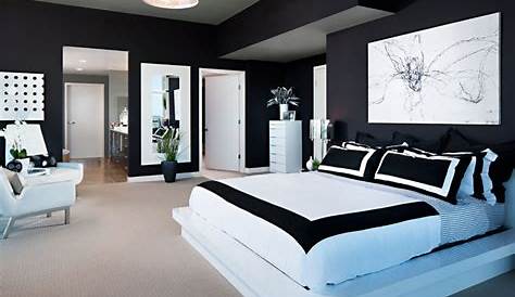 Modern Black And White Bedroom Decor