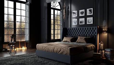 Modern Black Bedroom Decor