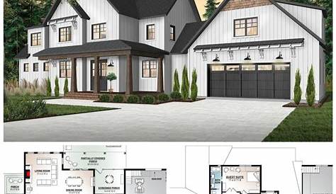 Modern Farmhouse Floor Plan - Hi Lovely