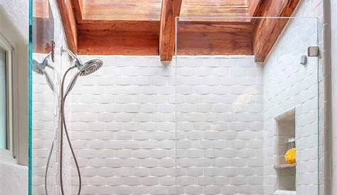 White Shower Tile Ideas, Pictures, Remodel and Decor