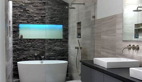 West Lafayette Contemporary Master Bathroom Remodel - Riverside