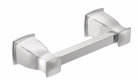 MOEN Kingsley Pivoting Double Post Toilet Paper Holder in Polished