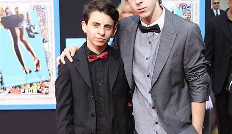 Moises Arias and his brother Mateo at the World Premiere of PROM