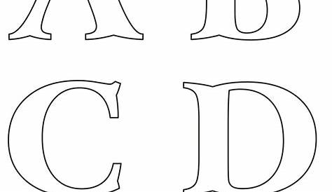 Moldes de letras para imprimir y recortar | Imagenes y dibujos para
