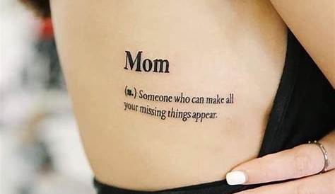 Beautiful Mom Tattoos to Appreciate Your Mother in 2020 | Tattoos for