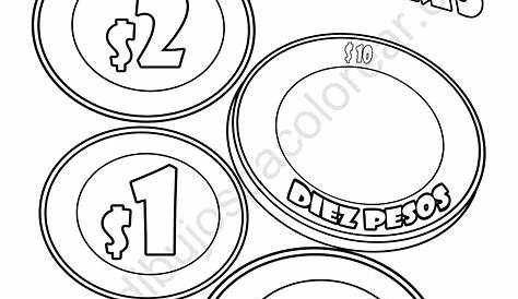 Dibujo De Monedas Para Colorear - Ultra Coloring Pages