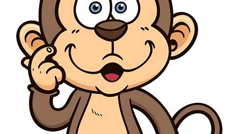 FREE Cartoon Monkey Vector Clip Art