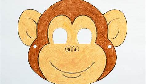 Monkey Mask Template | Free Printable Papercraft Templates