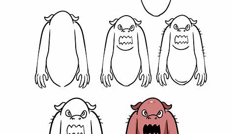 monsters- So cute and easy!!! | Monster drawing, Doodle drawings, Art