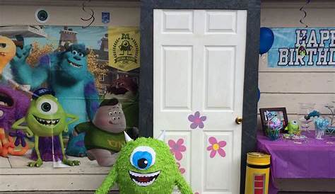 Door decorations birthday monsters inc 52+ ideas | Monsters inc