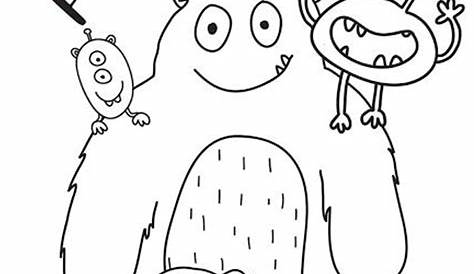 Monster Printable Coloring Pages