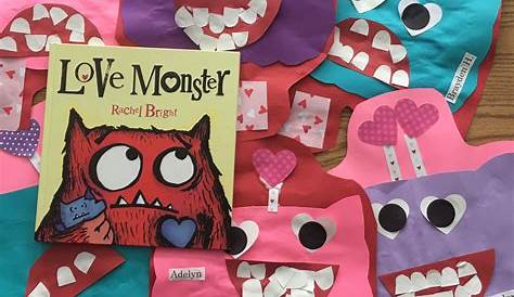Monster Valentine Craft Heart 's Day Sday Hearts