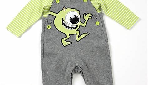 Disney Baby Boys' Monsters Inc 3 Piece Vest, Bodysuit T-Shirt, and Pant