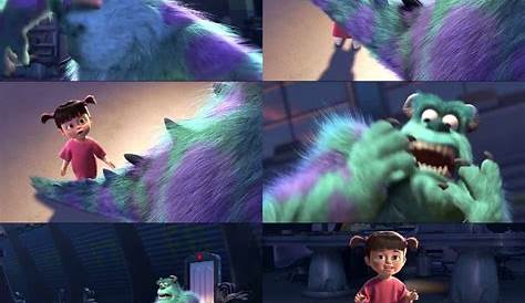 Monsters Inc (2001) - Sulley meets Boo Scene Hindi (3/9) l