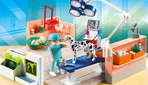 Montage clinique vétérinaire Playmobil Clinique