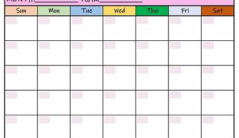 Monthly Planner Printable Pdf