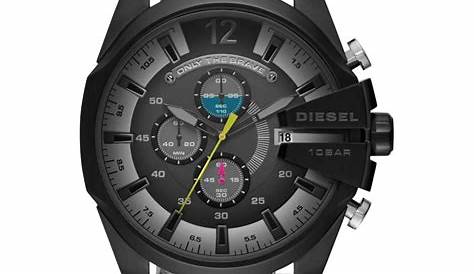 Montre Diesel Homme Bracelet Acier Noir DZ7350 Inoxydable