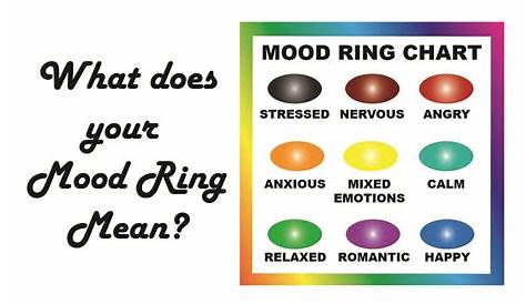 Mood Ring Chart Printable