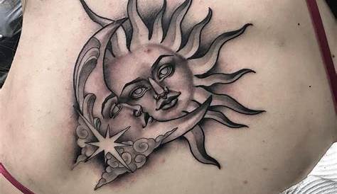 25 Sun and Moon Tattoo Design Ideas