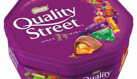 Own-brand chocolate tubs ranked against Quality Street, Celebrations