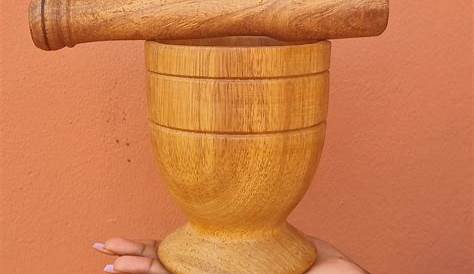 Mortier Et Pilon En Bois Bambou Boutique De Vente Ligne