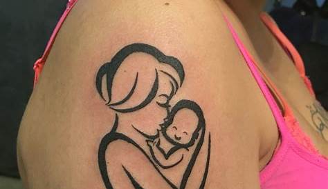 Mother and child tattoo. Want this but two hearts to represent my two