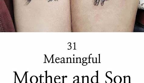 Creative Matching Tattoos for Mother and Son - Mother Son Tattoos