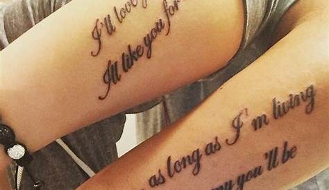 27 Heart Warming Ideas For Mother And Son Matching Tattoos