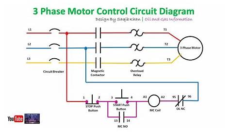 3 Phase Motor Control Circuit Diagram Rig Electrician Training YouTube
