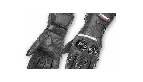 Curved hand drag-race glove with a Coolmax lining on top hand only to
