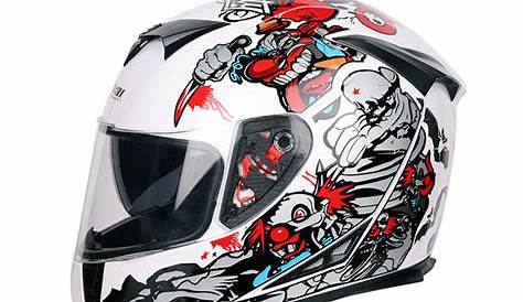 Motorcycle Helmet Decal / Sticker / Waterproof / Cool Skull - Etsy