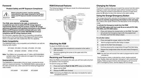 Motorola Rmn5038 User Manual