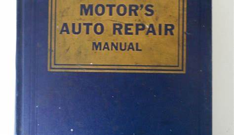 VINTAGE BOOK 1962 Motors auto car Repair MANUAL mechanic guide FORD