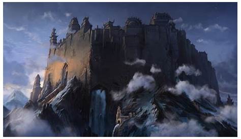 artwork, Fortress, Lake, Mountain, Fantasy Art, Concept Art, Gothic 4