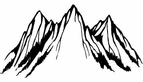 Mountain Range Outline Clip Art Clipart Best Clipart Best Images