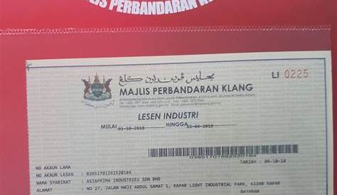 Cara Memohon Lesen Perniagaan Majlis Perbandaran Klang