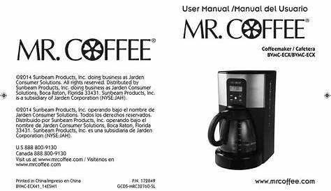 MR COFFEE KNX SERIES COFFEE MAKER USER MANUAL, NEAR MINT CONDITION 52