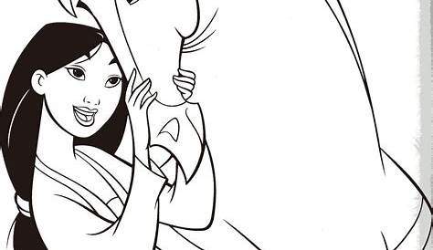 Get This Free Mulan Coloring Pages to Print v5qom