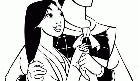 20+ Free Printable Disney Princess Mulan Coloring Pages